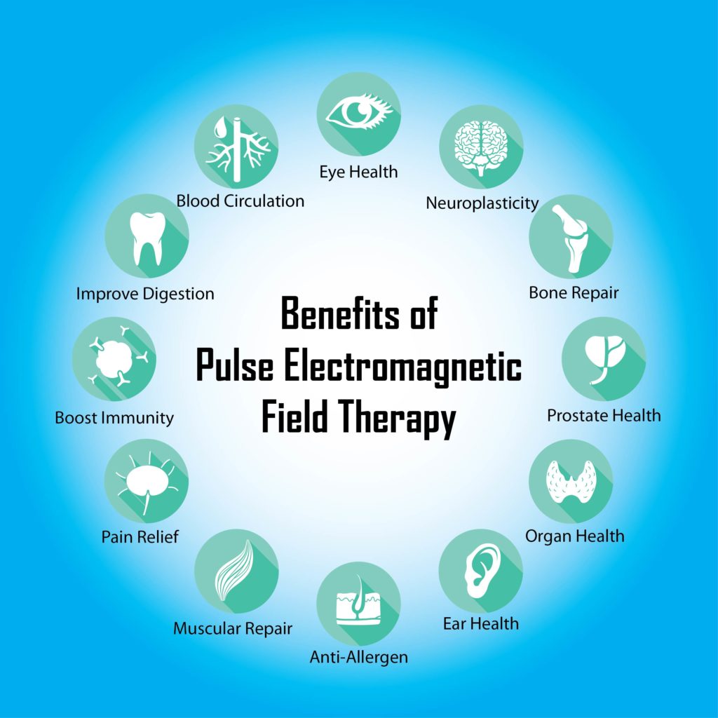 PEMF therapy device in use at Sweet Dreams Salt Therapy